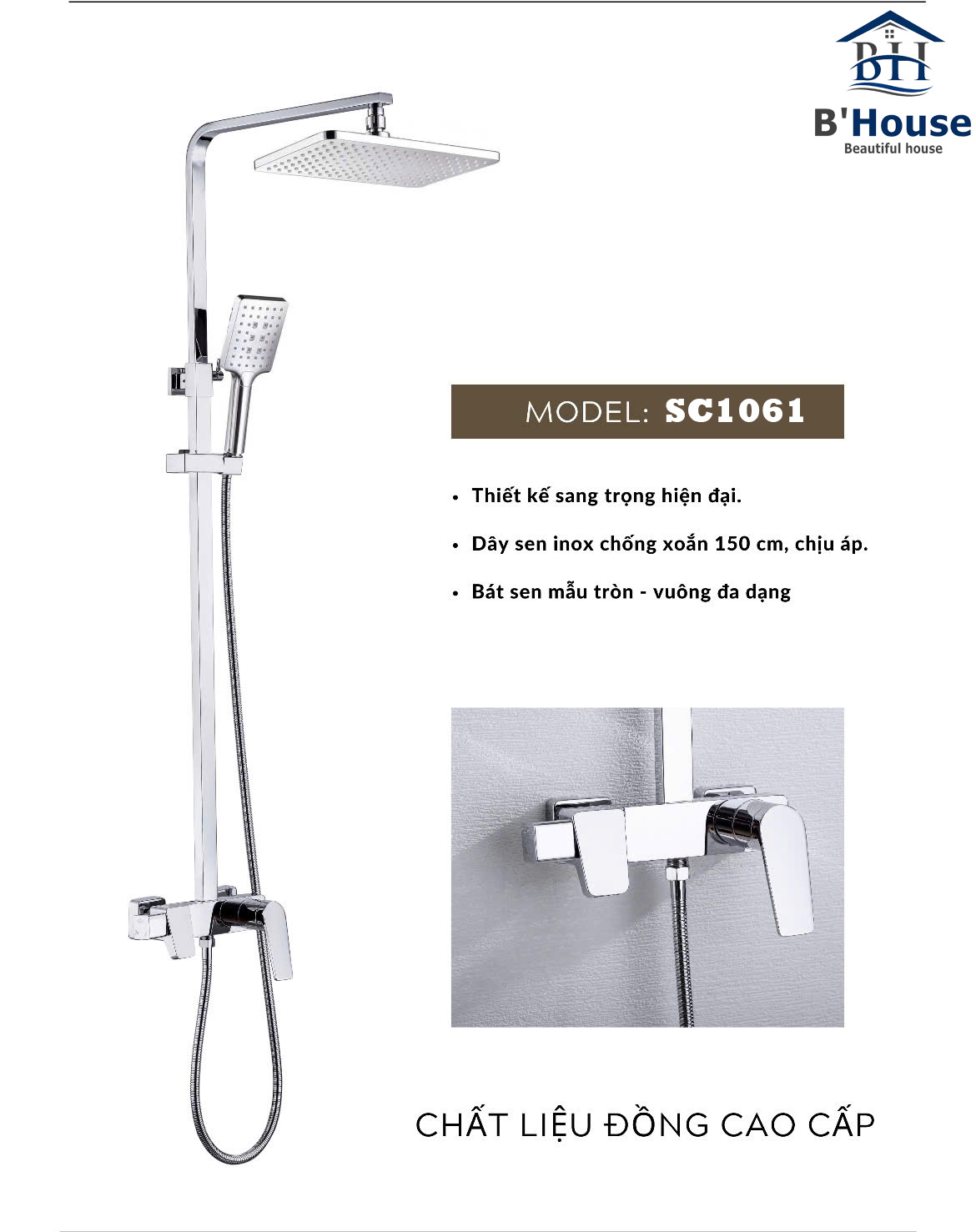 Sen cây tắm đứng SC 1061