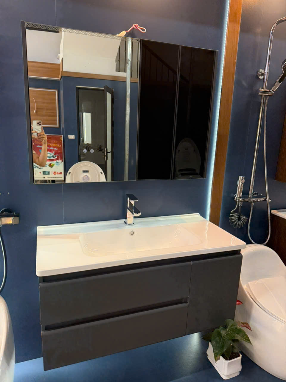 Bộ Tủ Gương Phòng Tắm, Tủ Lavabo Đẹp, Tủ Lavabo Phòng Tắm 825