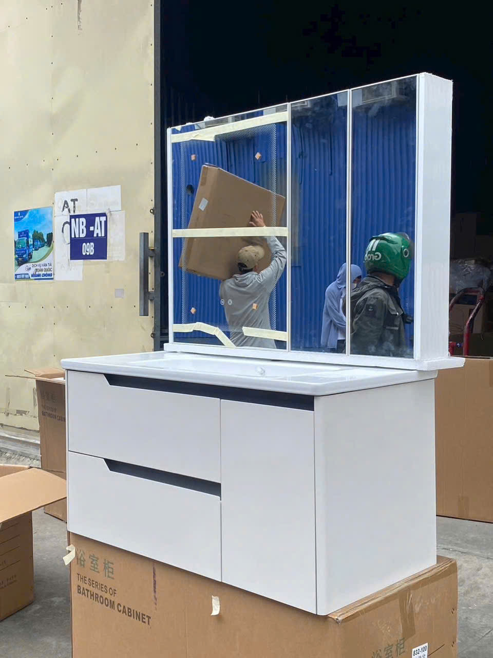 Bộ Tủ Gương Phòng Tắm, Tủ Lavabo Đẹp, Tủ Lavabo Phòng Tắm 928