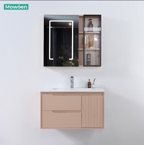 Bộ Tủ Gương Phòng Tắm, Tủ Lavabo Đẹp, Tủ Lavabo Phòng Tắm MW2820