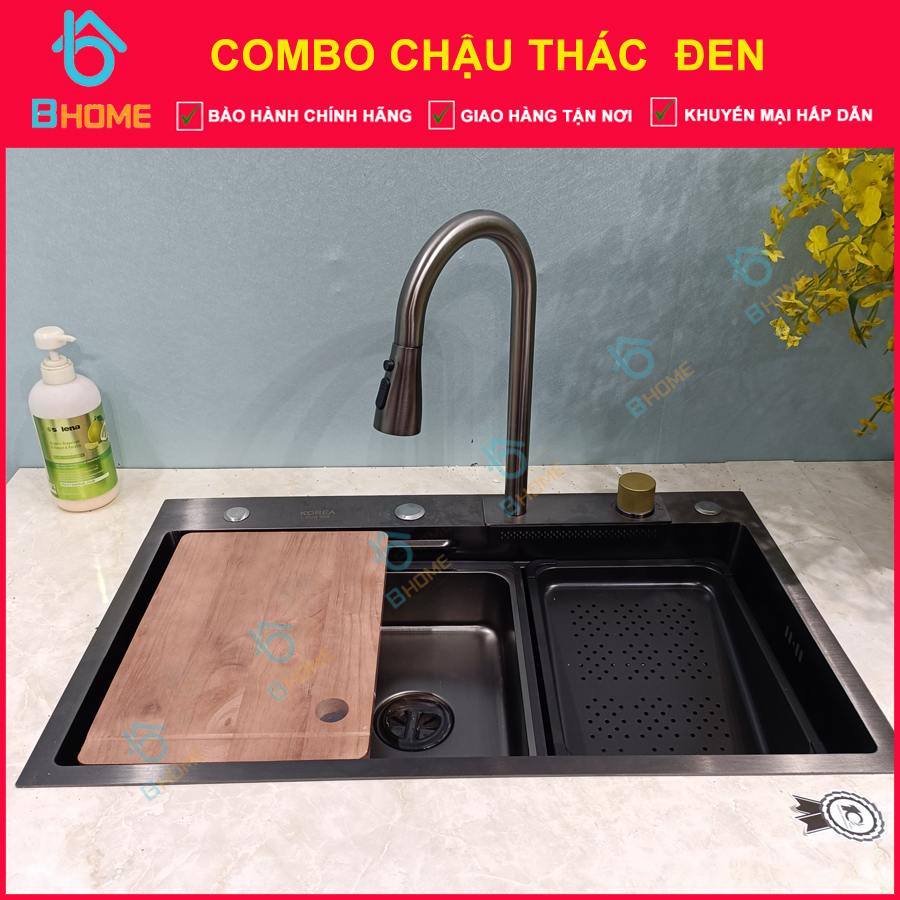 Bộ Chậu rửa bát Thác cao cấp