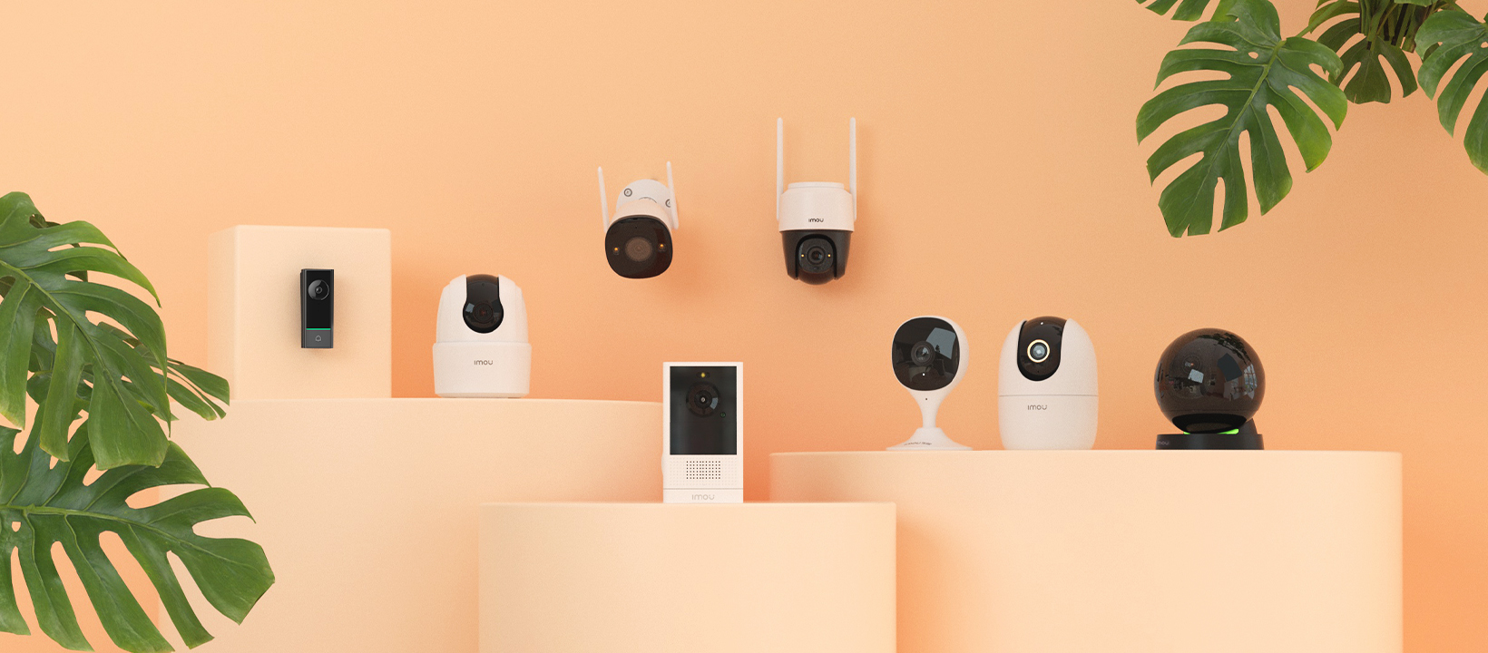 IMOU DB60 Kit Videocamera Di Sorveglianza | Modello Noir | Wireless Per Esterno/Interno