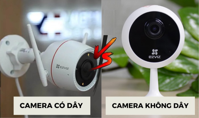 Nên lắp camera có dây hay không dây