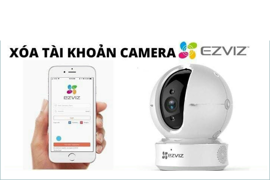 Cách xóa tài khoản camera Ezviz C6N chi tiết