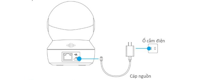 Hướng dẫn cách khởi động Camera không dây Ezviz C6N