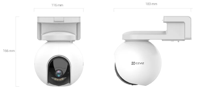 Camera 4G ngoài trời có khả năng quay 360 độ