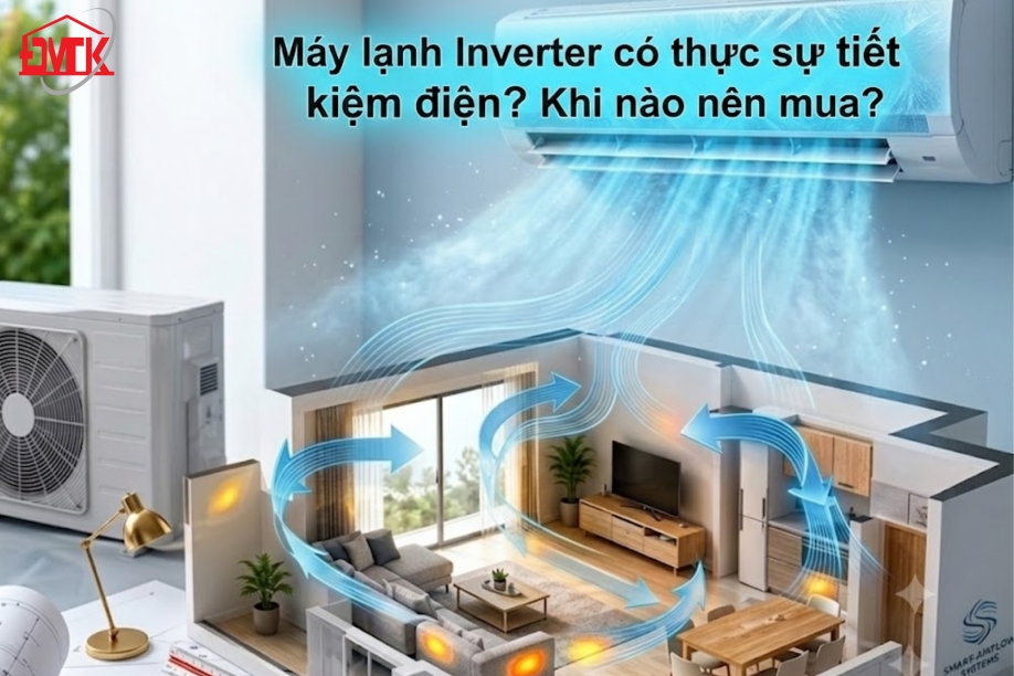 Máy lạnh Inverter có thực sự tiết kiệm điện? Khi nào nên mua?