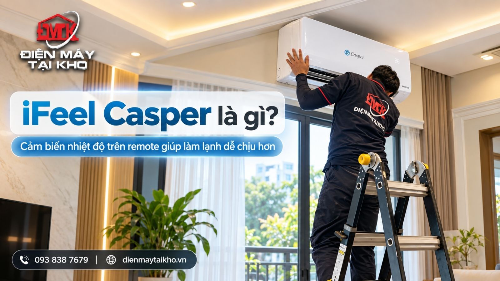 iFeel Casper Là Gì? Cảm Biến Nhiệt Độ Trên Remote Hoạt Động Ra Sao?