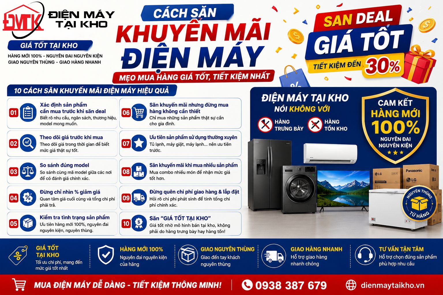 Cách Săn Khuyến Mãi Điện Máy: Mẹo Mua Hàng Tiết Kiệm Nhất