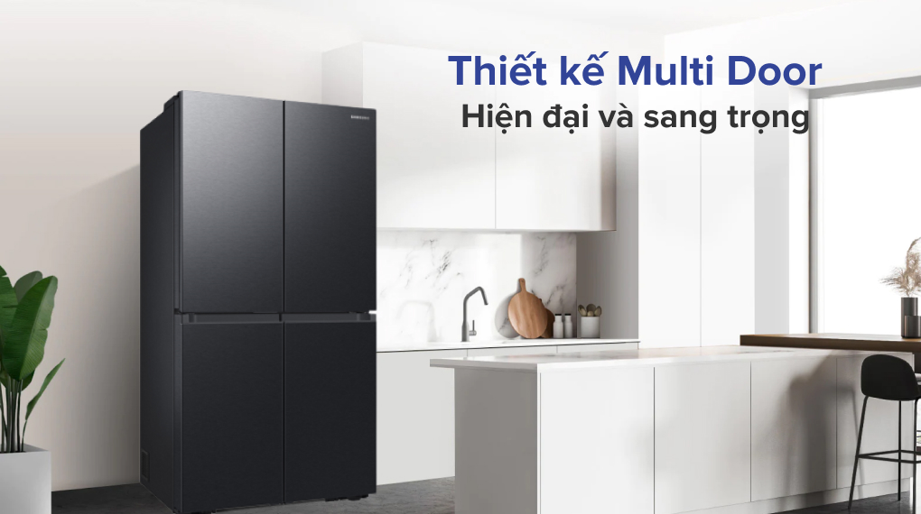 Thiết kế hiện đại và sang trọng của Tủ lạnh Samsung Inverter 648 lít RF59C766FB1/SV
