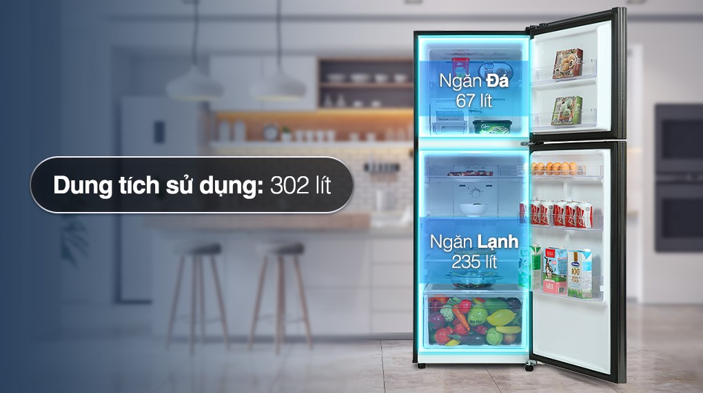 Tủ lạnh Samsung Inverter 302 Lít RT29K503JB1/SV cực kỳ lý tưởng cho gia đình có từ 3-4 thành viên