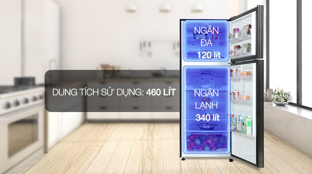 Tủ lạnh Samsung Inverter 460 lít RT46K603JB1/SV là tủ lạnh lý tưởng cho gia đình có từ 4-5 thành viên