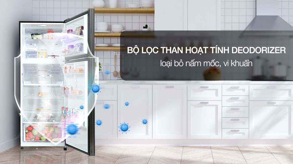 Tủ lạnh Samsung Inverter 460 lít RT46K603JB1/SV loại bỏ hầu hết các vi khuẩn và nấm mốc gây hại, bảo vệ tối đa cho sức khỏe gia đình bạn