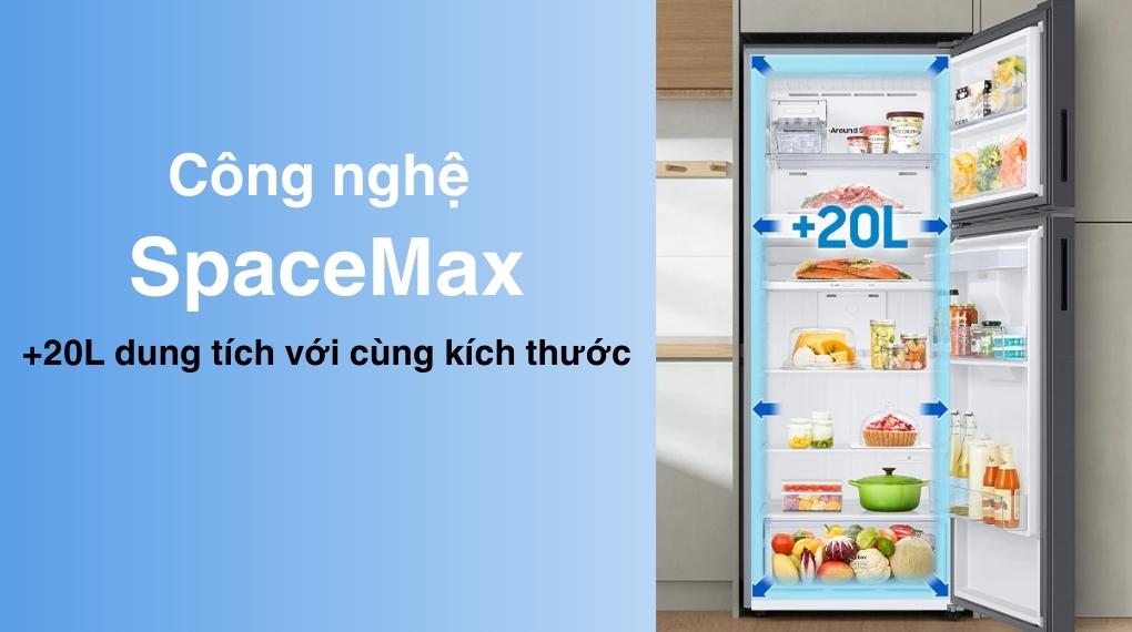Tủ lạnh Samsung Inverter 382 lít Bespoke RT38CB6784C3SV có dung tích lưu trữ lớn