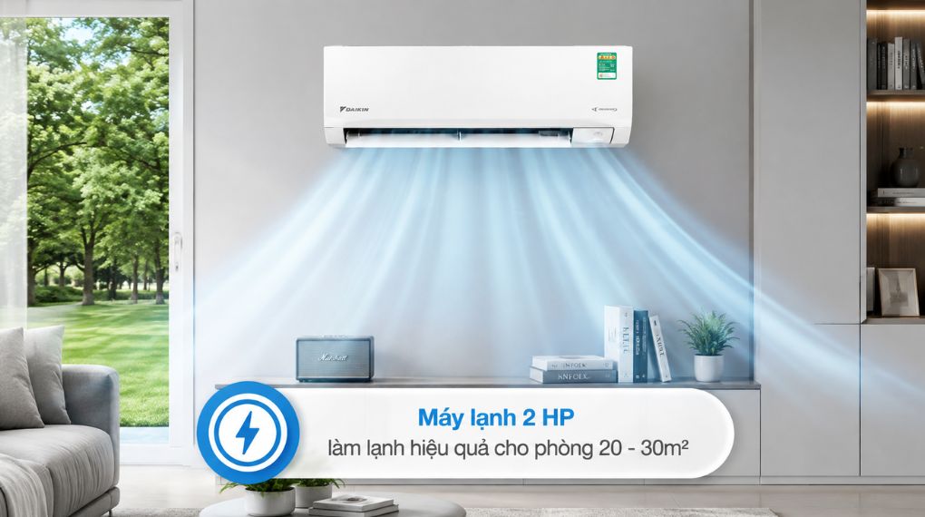 Máy lạnh Daikin Inverter 2 HP FTKM50AVMV model 2026
