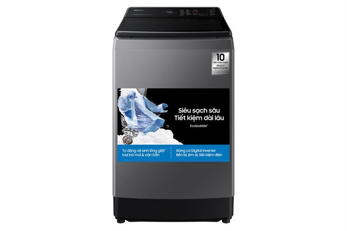 Máy giặt Samsung Ecobubble Inverter 12.5 kg WA40F12E4LSV model 2026