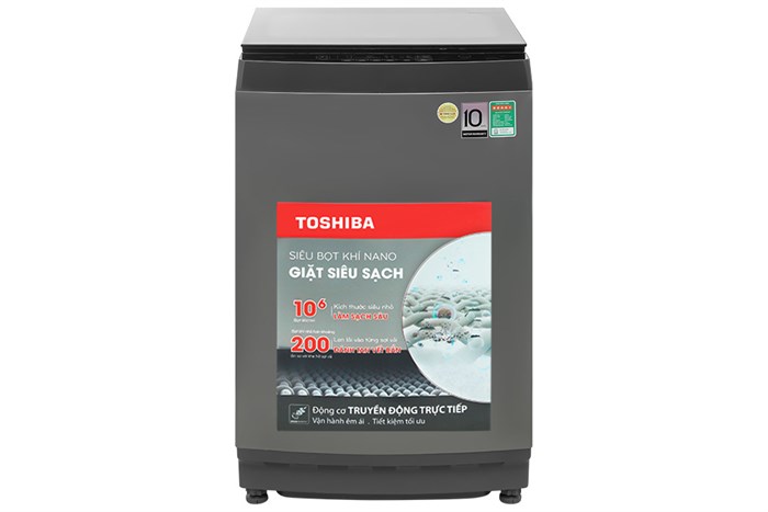 Máy giặt Toshiba Inverter 15 kg lồng đứng  AW-DUHN1600LV(MG)