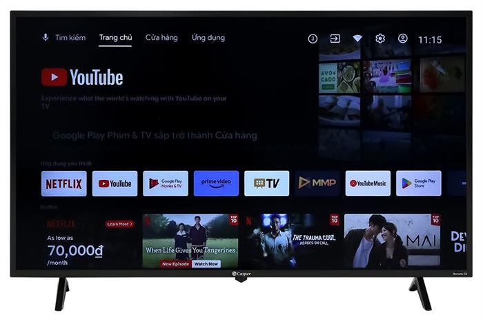 Android Tivi Casper FHD 43 inch E43FAC110 model 2025