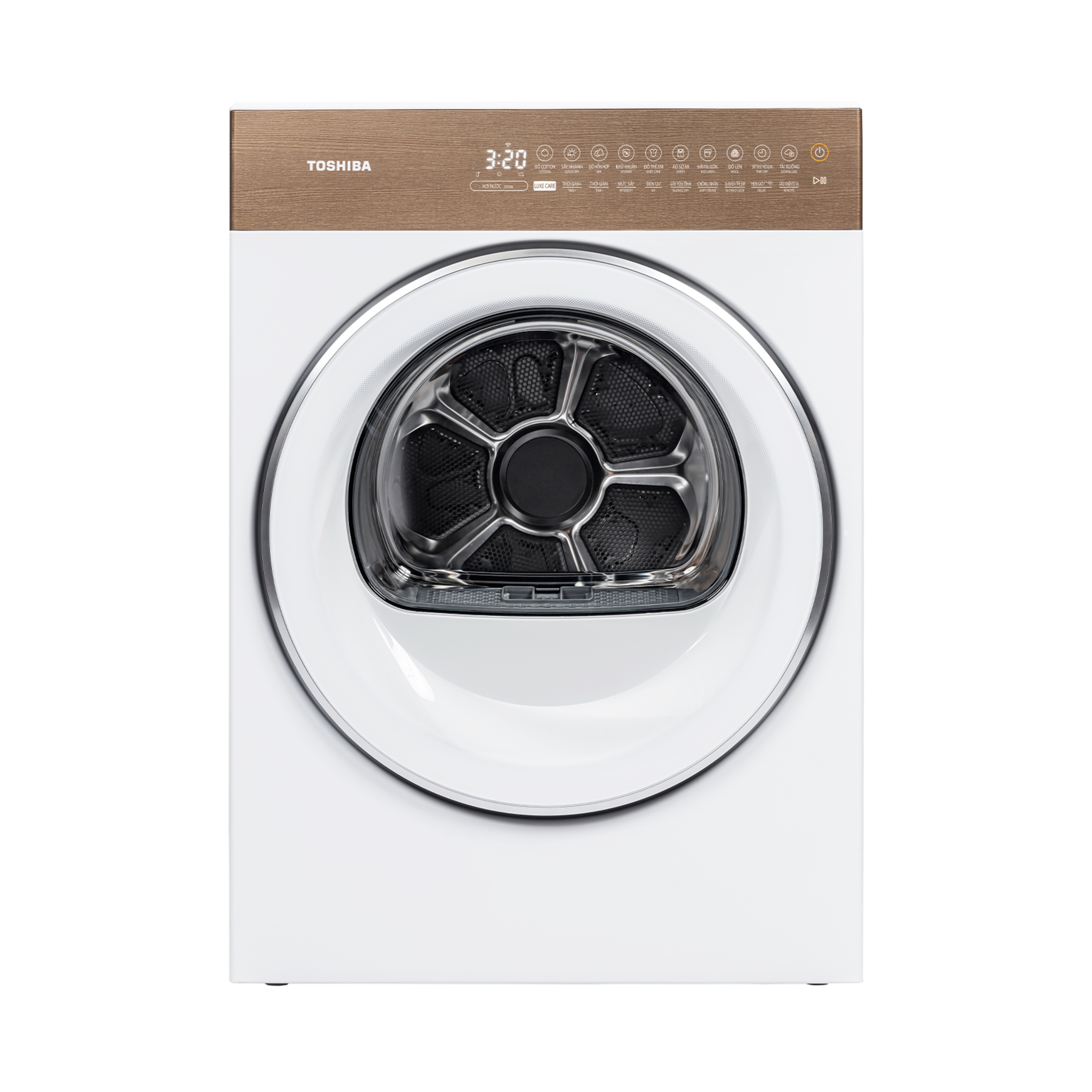 Máy sấy bơm nhiệt Toshiba 9 kg TD-T37BS100HWV(WT)