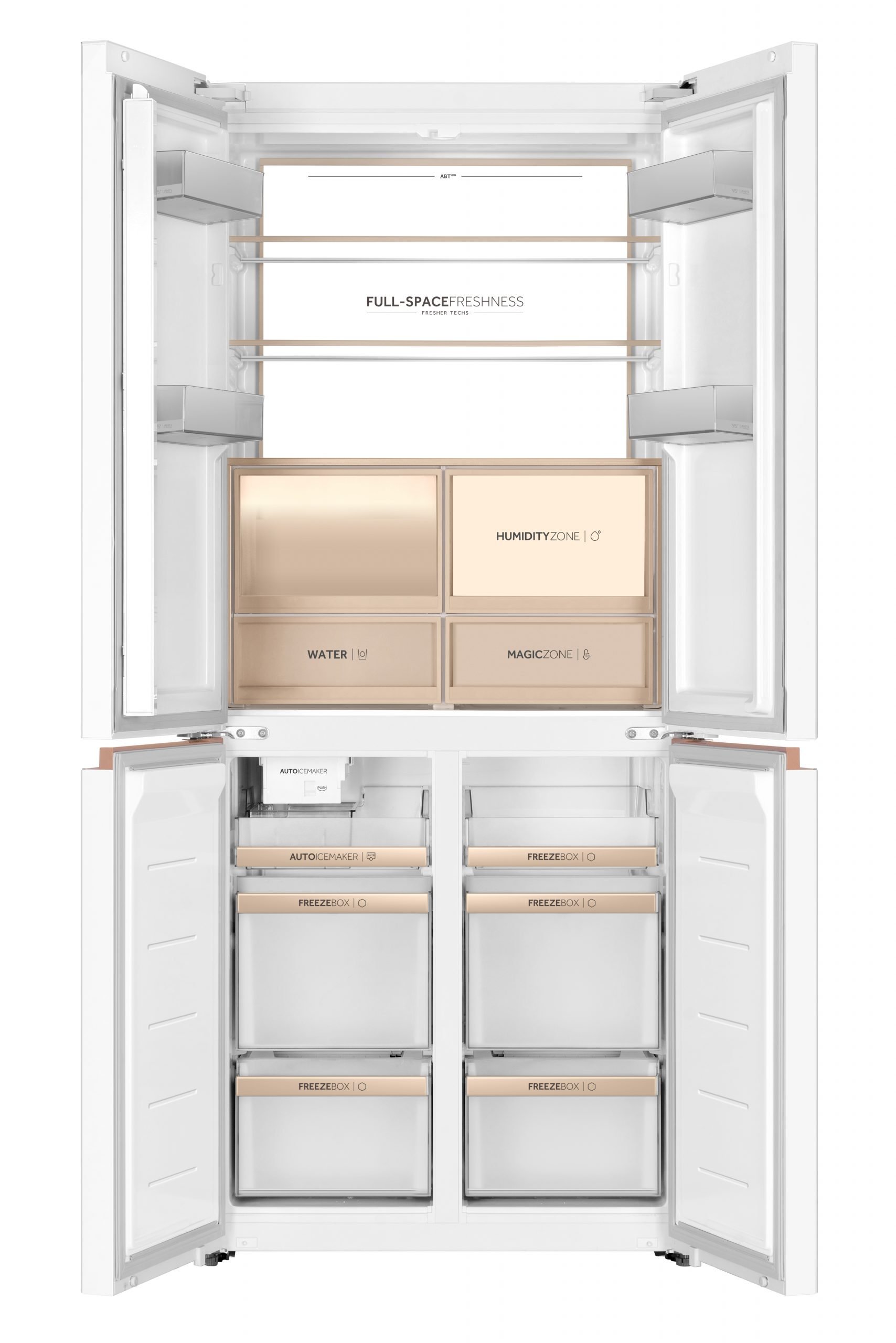 Tủ lạnh Aqua Inverter 508 lít Multi Door AQR-MA580XA(MC)U1