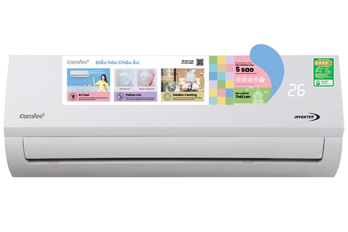 Máy lạnh Comfee Inverter 3 HP CFS-28VAFF-V