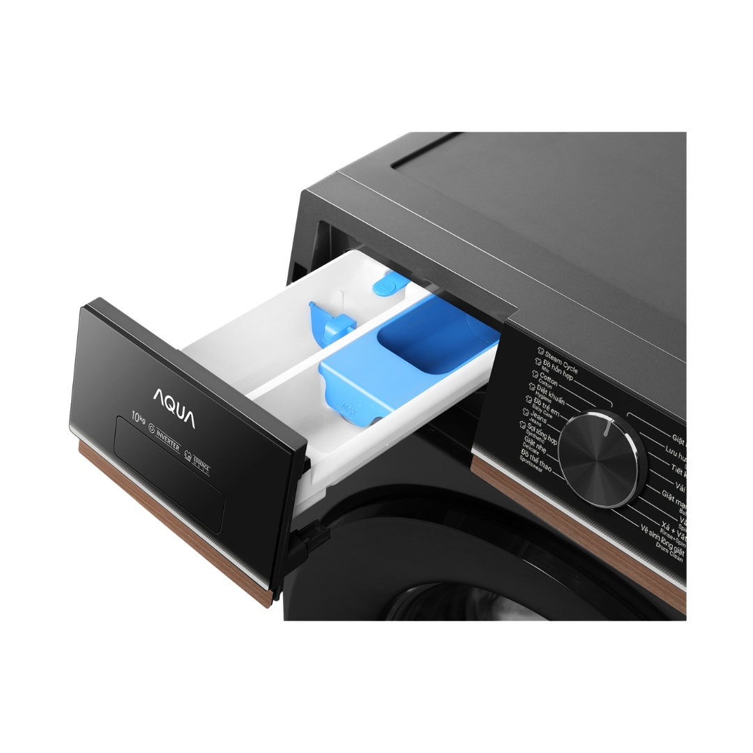 Máy giặt lồng ngang Inverter Aqua 10kg AW10-BP4657M(B)