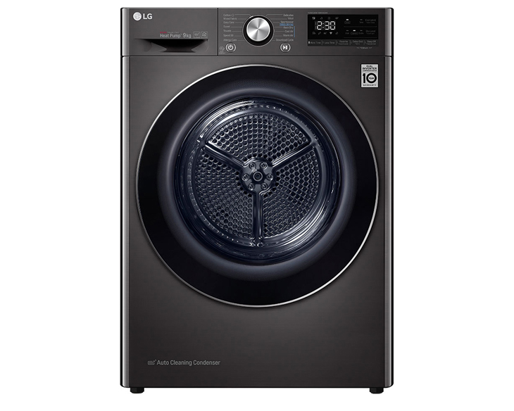 Máy sấy bơm nhiệt LG 9 kg DVHP09B