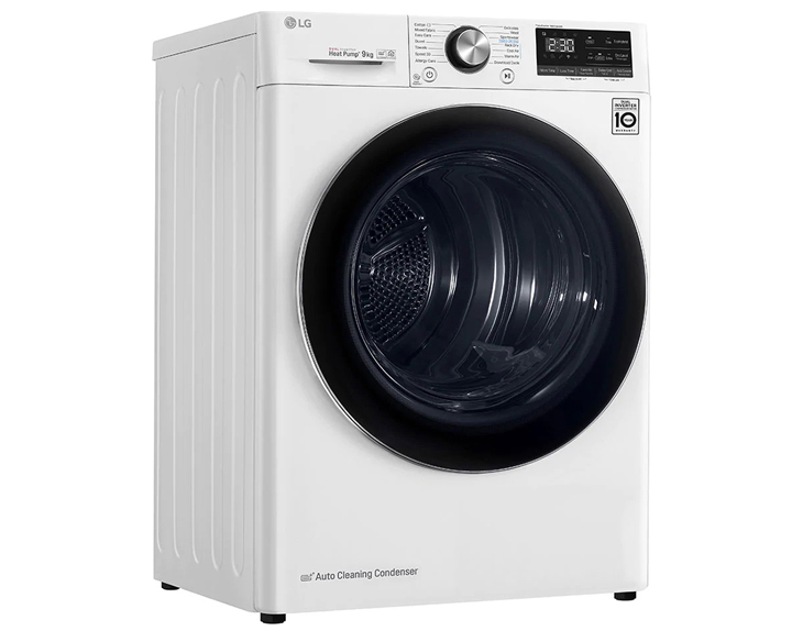 Máy sấy bơm nhiệt LG 9 kg DVHP09W