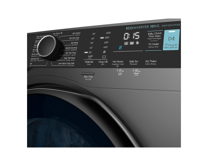 Máy giặt Electrolux UltimateCare 500 Inverter 10 kg EWF1024P5SB
