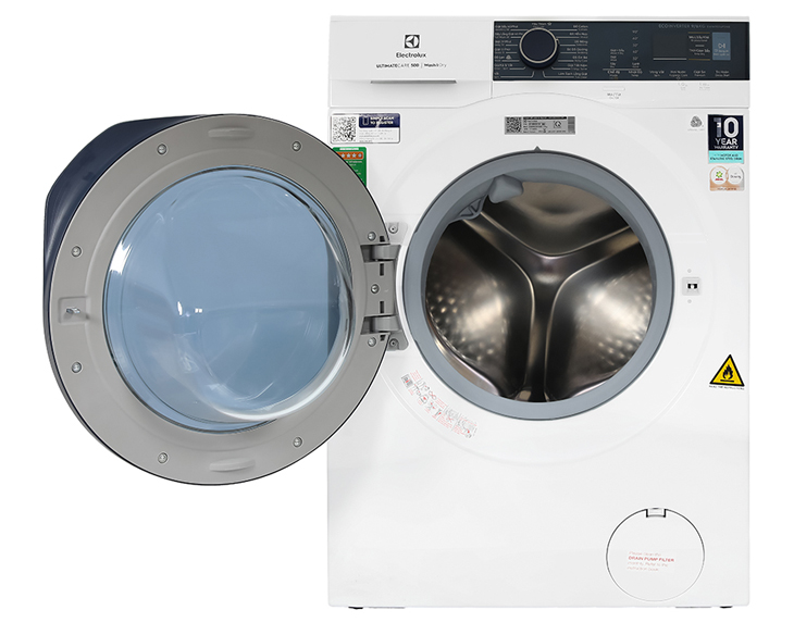 Máy giặt sấy Electrolux UltimateCare 500 Inverter giặt 9 kg - sấy 6 kg EWW9024P5WB