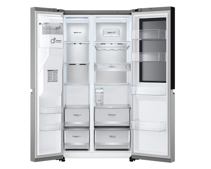 Tủ lạnh LG Inverter 635 lít Side By Side InstaView Door-in-Door GR-G257SV