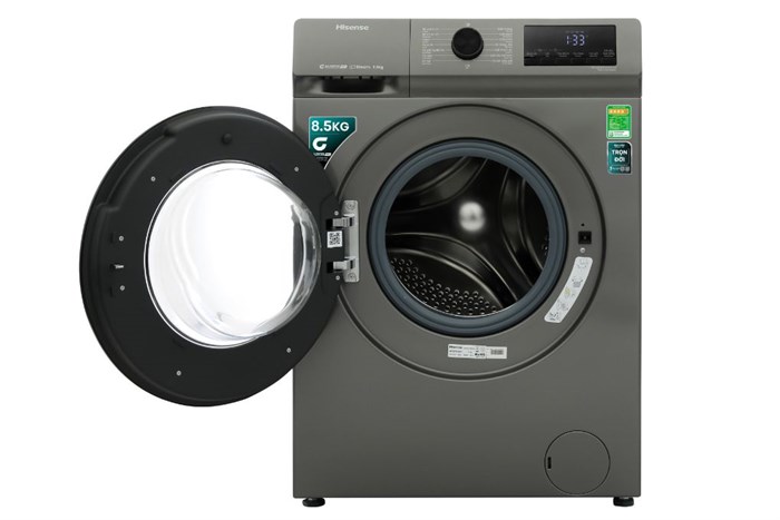 Máy giặt Hisense lồng ngang Inverter 8.5 kg WFQP8523BT