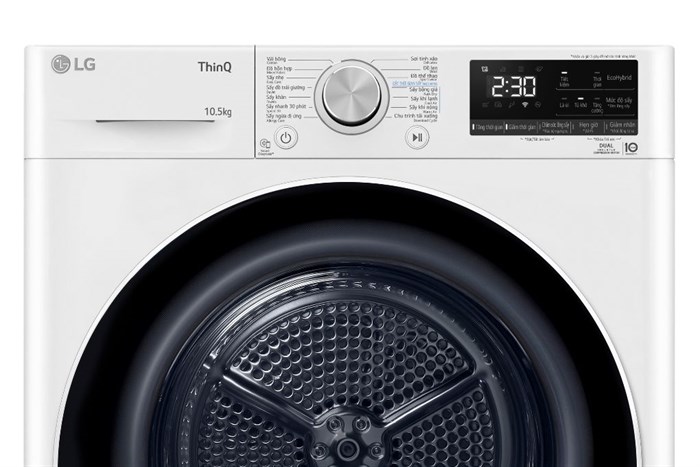 Máy Sấy Bơm Nhiệt LG Inverter 10.5 Kg DVHP50W