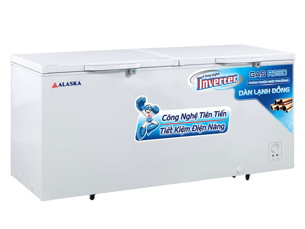 Tủ đông 2 cánh Alaska Inverter HB-550CI 465 lít