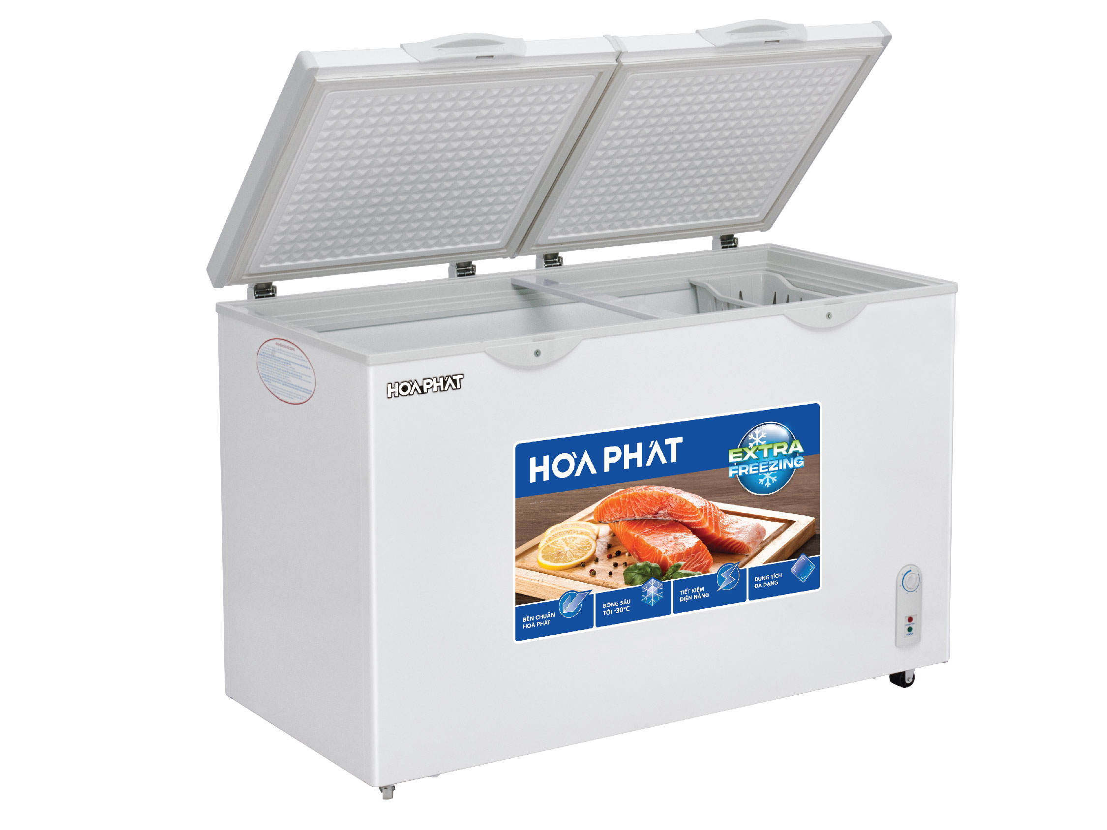 Tủ đông mát Hòa Phát 2 ngăn 2 cánh 245 lít HPF BN6245