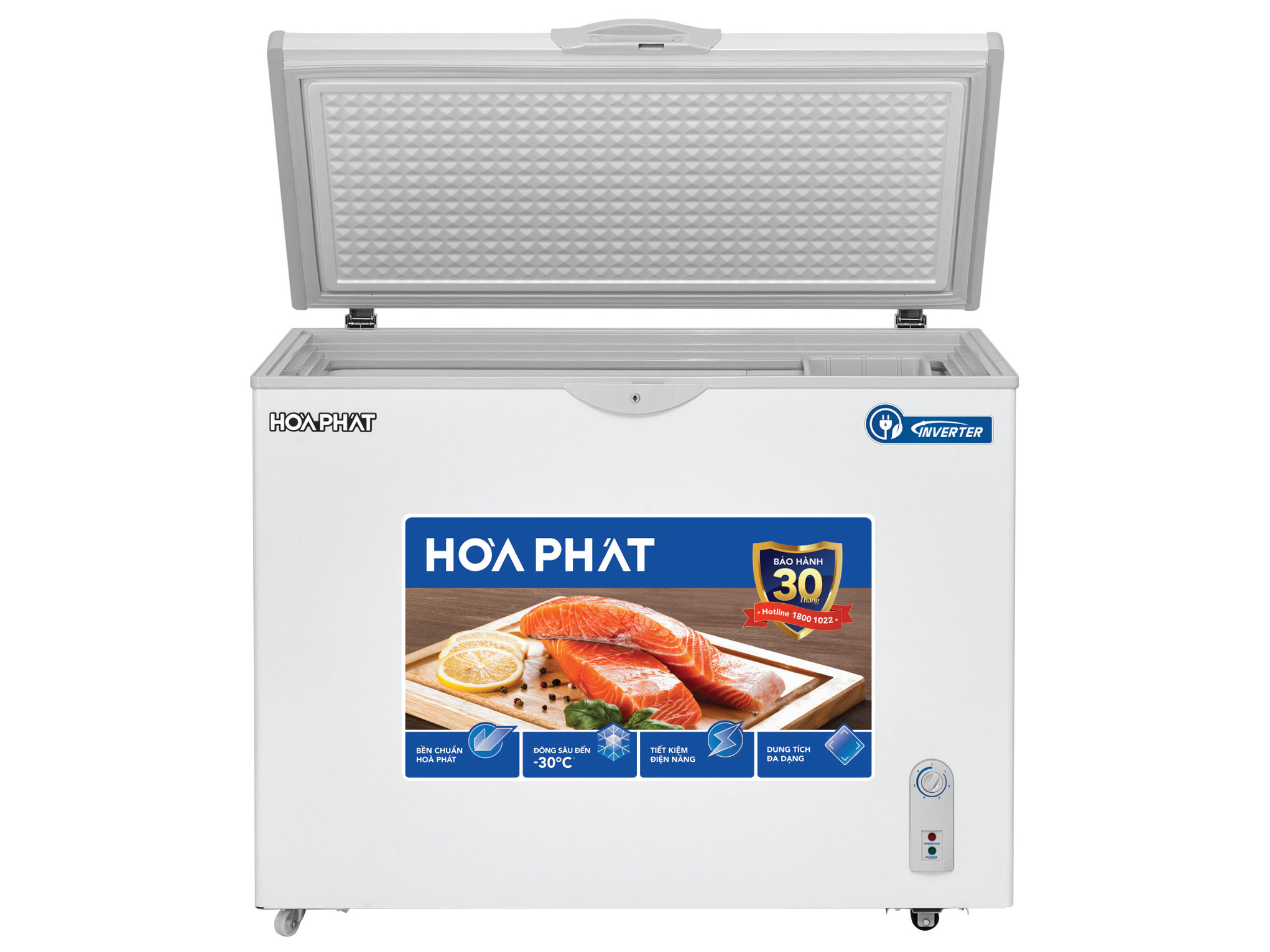 Tủ đông Hòa Phát Inverter 1 ngăn  252 lít HPF AD8252