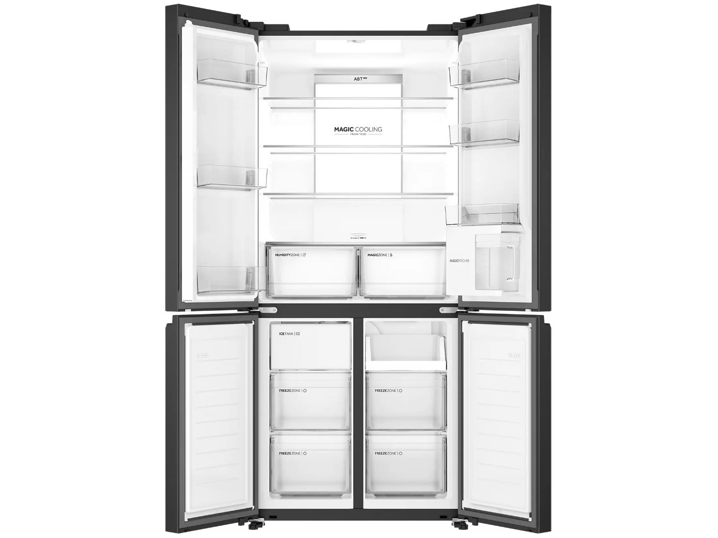 Tủ lạnh Aqua Inverter 522 lít Multi Door AQR-MA600XA(KGL)U1