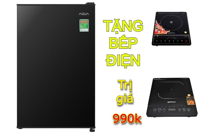 Tủ lạnh Aqua 90 lít AQR-D100FA(BS)
