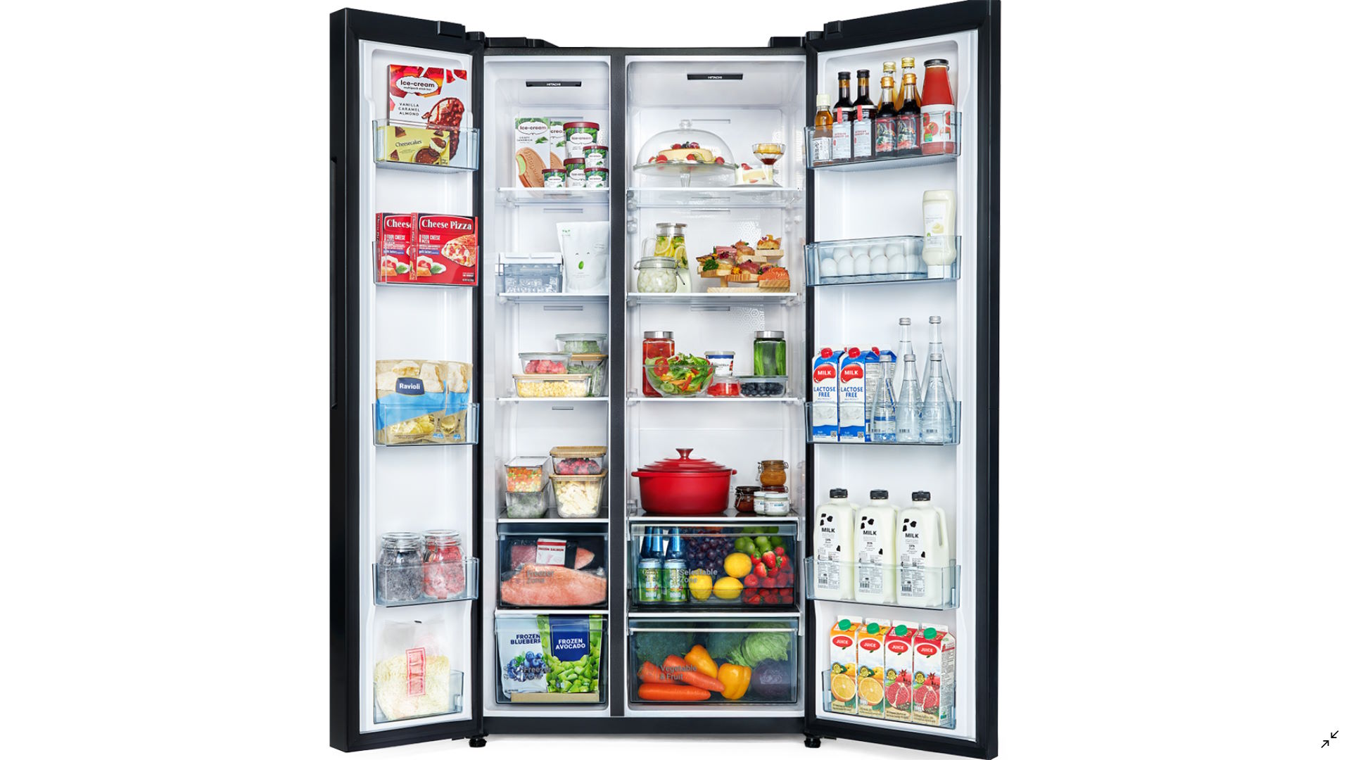 Tủ lạnh Hitachi Inverter 656 lít HRSN9713ESUVN