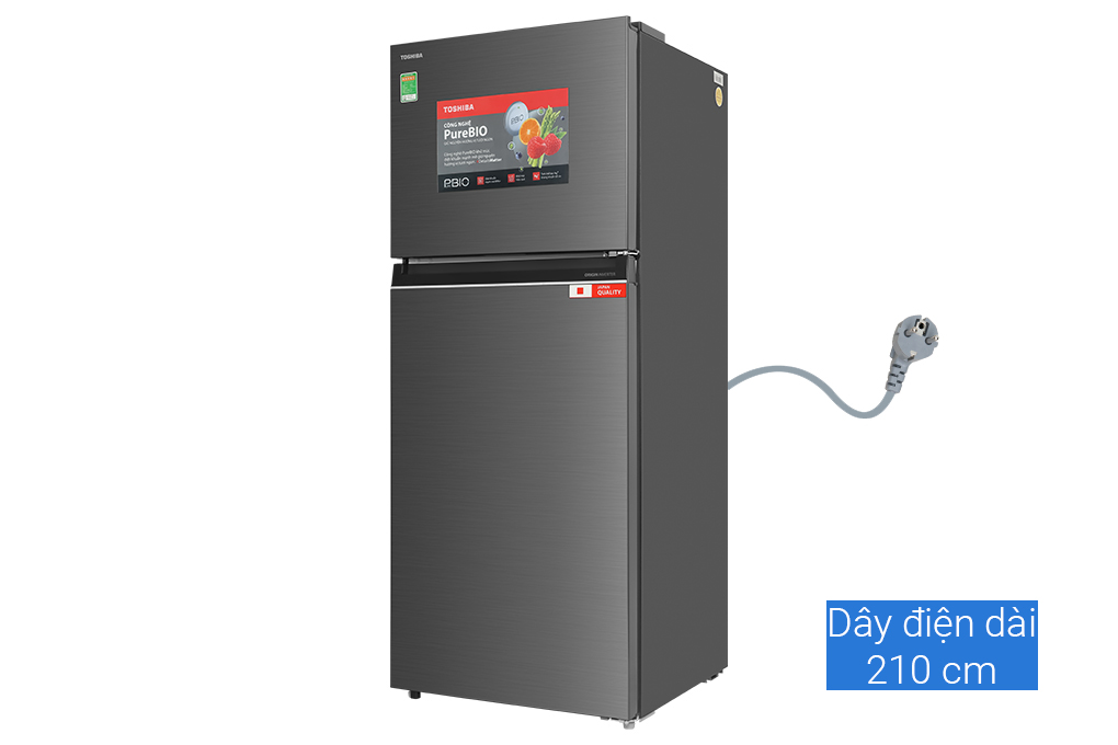 Tủ lạnh Toshiba Inverter 411 lít GR-RT559WE-PMV(58)-M