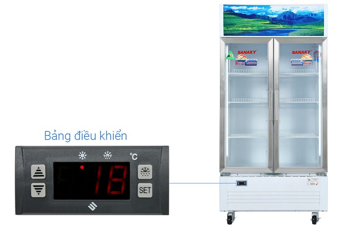tủ mát Sanaky VH-6009HP 500 lít