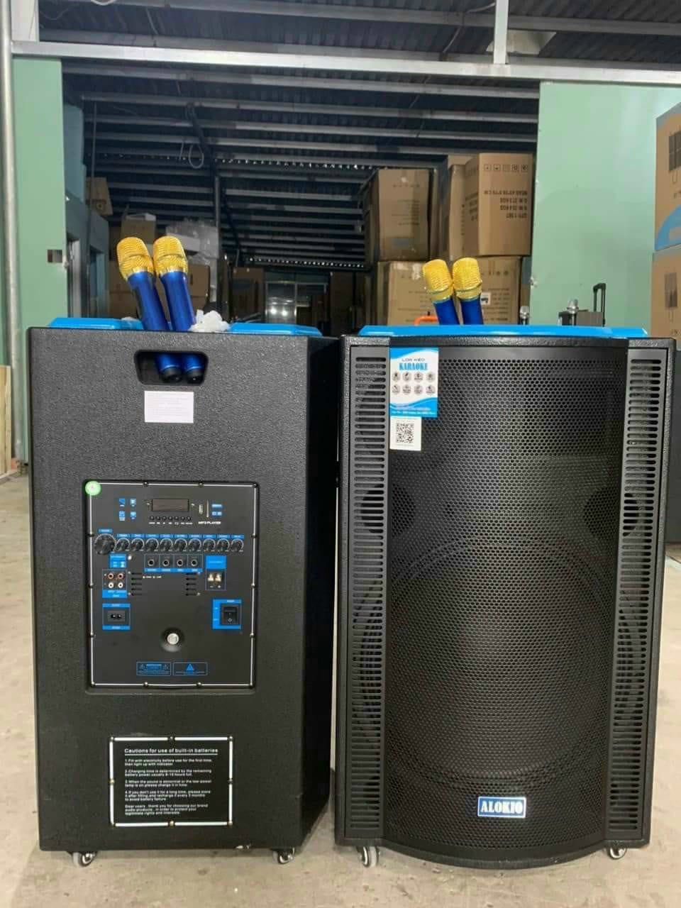 Loa kéo Alokio AL-AK18 bass 5 tấc