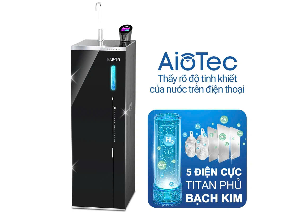 Máy lọc nước Hydro-ion kiềm Karofi KAE-S68 PRO