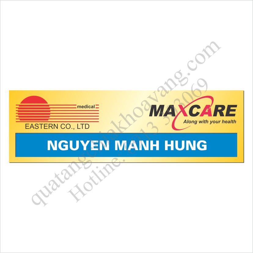 Biển tên MAXCARE