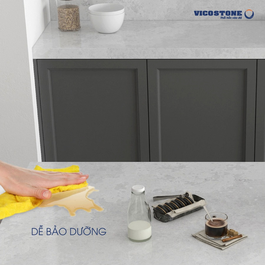 PHÂN BIỆT ĐÁ VICOSTONE CHÍNH HÃNG VÀ CÁC LOẠI ĐÁ ỐP BỀ MẶT ĐẠO NHÁI, KÉM CHẤT LƯỢNG