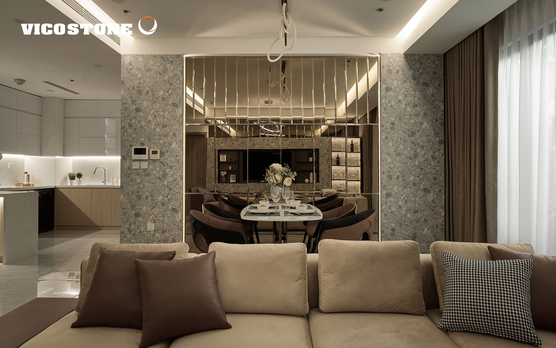 Thiết kế nội thất hiện đại tại căn hộ Endless Skyline Westlake