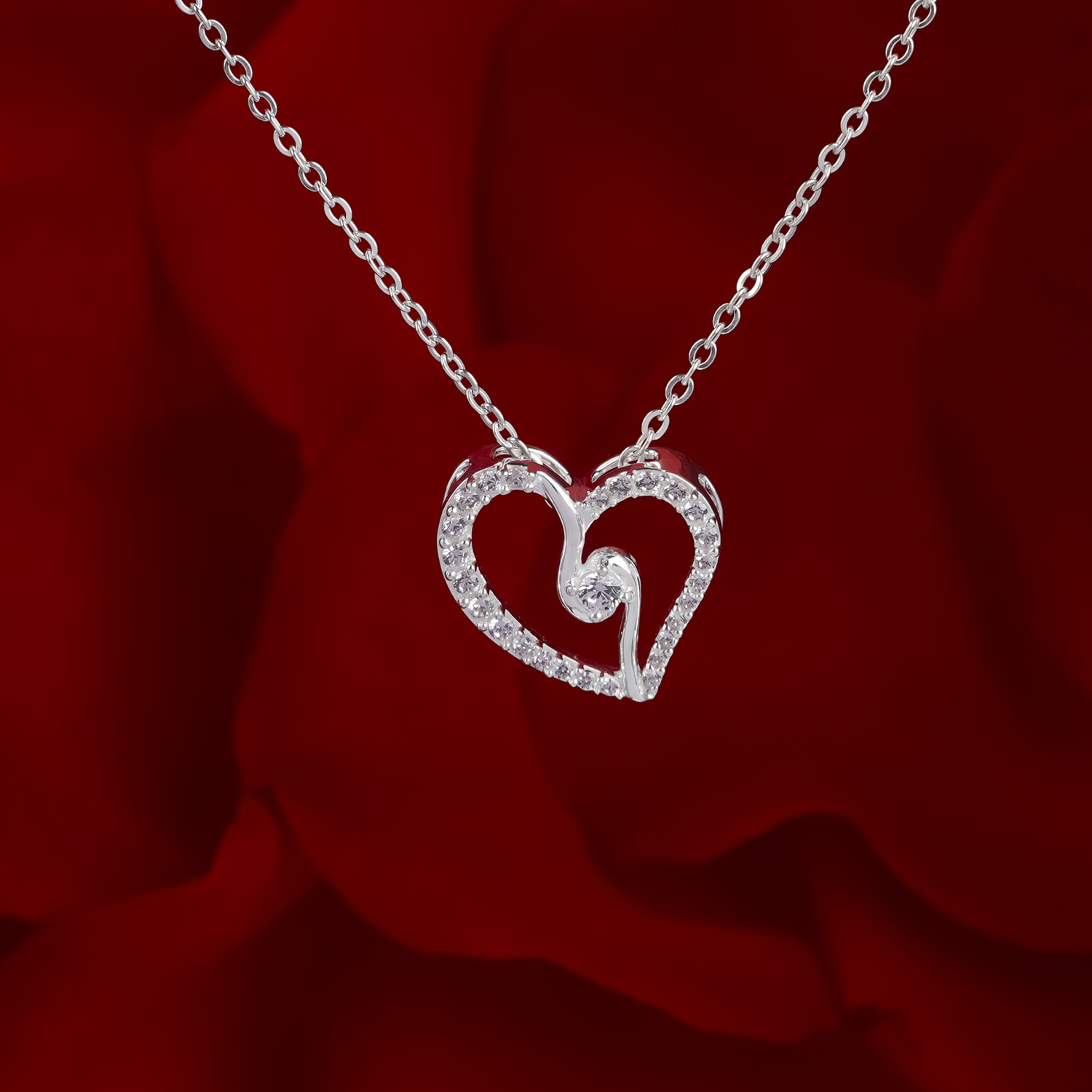 Dây chuyền DCJ08 S925 Fairy Heart, quà tặng 8-3 ý nghĩa Dây chuyền DCJ08 S925 Fairy Heart, quà tặng 8-3 ý nghĩa