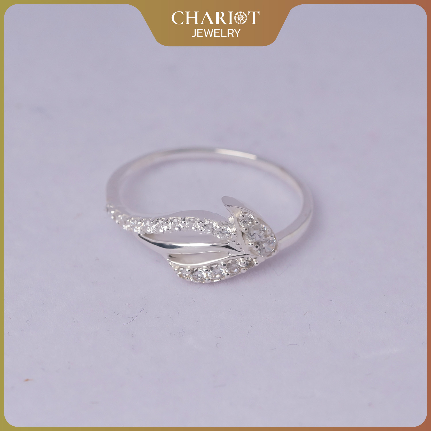 Nhẫn Bạc NCJ57 Cánh thiên thần ChariotJewelry