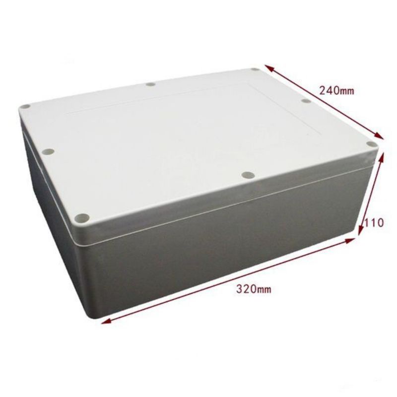 Hộp Nhựa ABS 320x240x110mm lắp được 24 cell 33140 hoặc 8 cell 46160 (Chống Nước IP65)