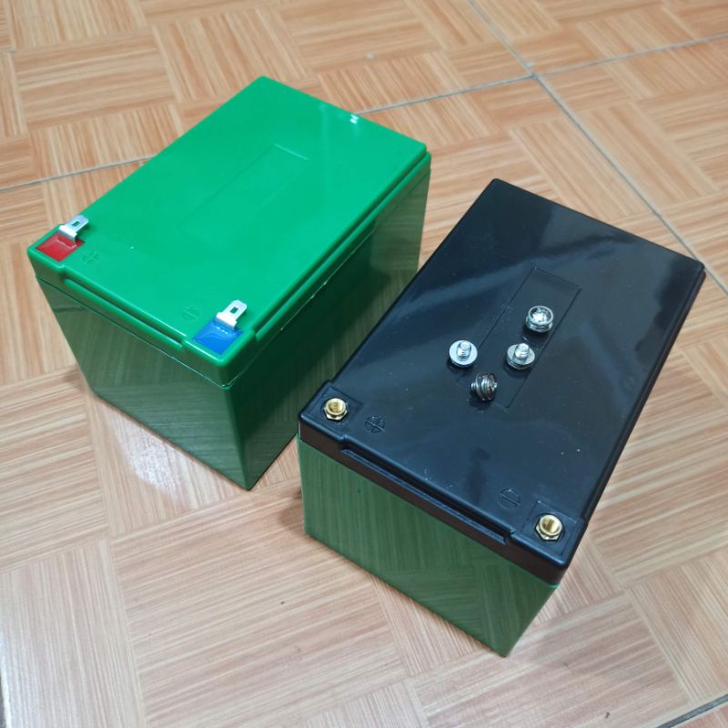Vỏ lắp được 12 cell 32650, kích thước Acquy xe điện 12V 12Ah